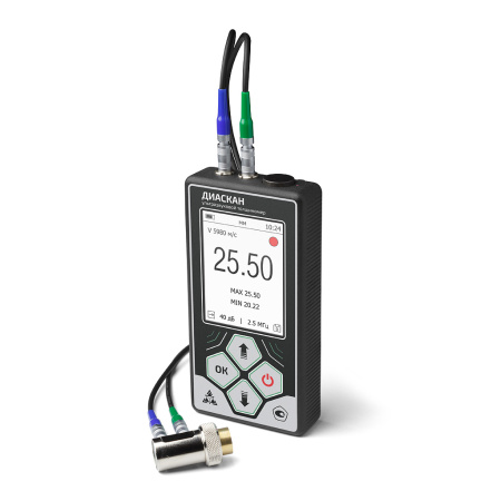 Ультразвуковой толщиномер Техно-НДТ ДИАСКАН-М (с преобразователями 5 МГц и 10 МГц) купить по низкой цене | МАКСПРОФИТ